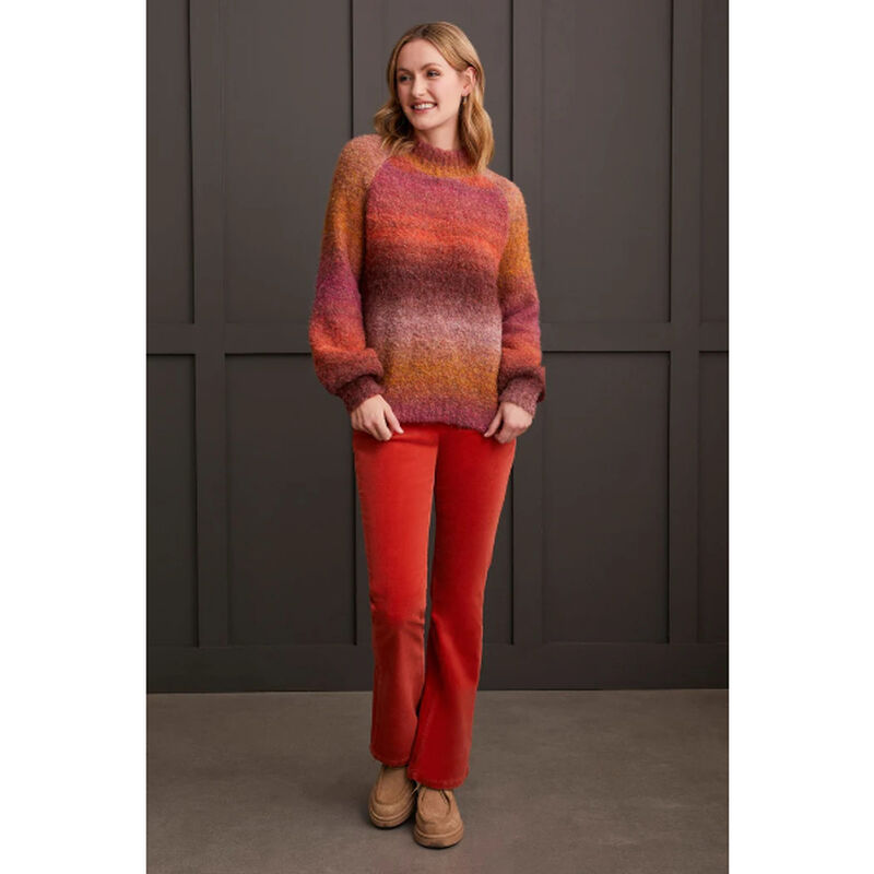 Tribal Mock Neck Sweater Womens image number 0